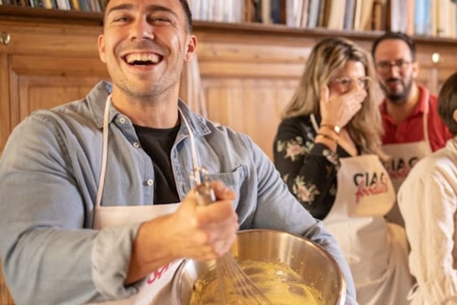 Florence: Pizza & Gelato Making Workshop + Unlimited Wine, at Florence Cooking Classes