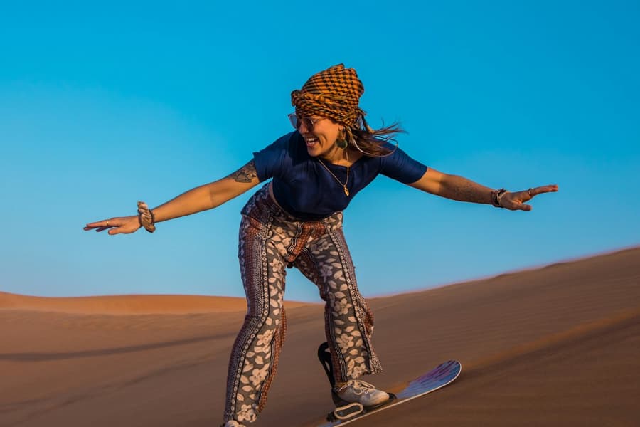 Dubai Desert Safari: Camel Ride, Sandboarding, BBQ Dinner & Quad Ride tickets at Dubai Desert Safaris