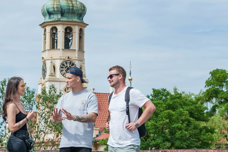 Prague: Castle-Side Guided Tour with Food & Beer Tasting, at Prague City Tours, Prague