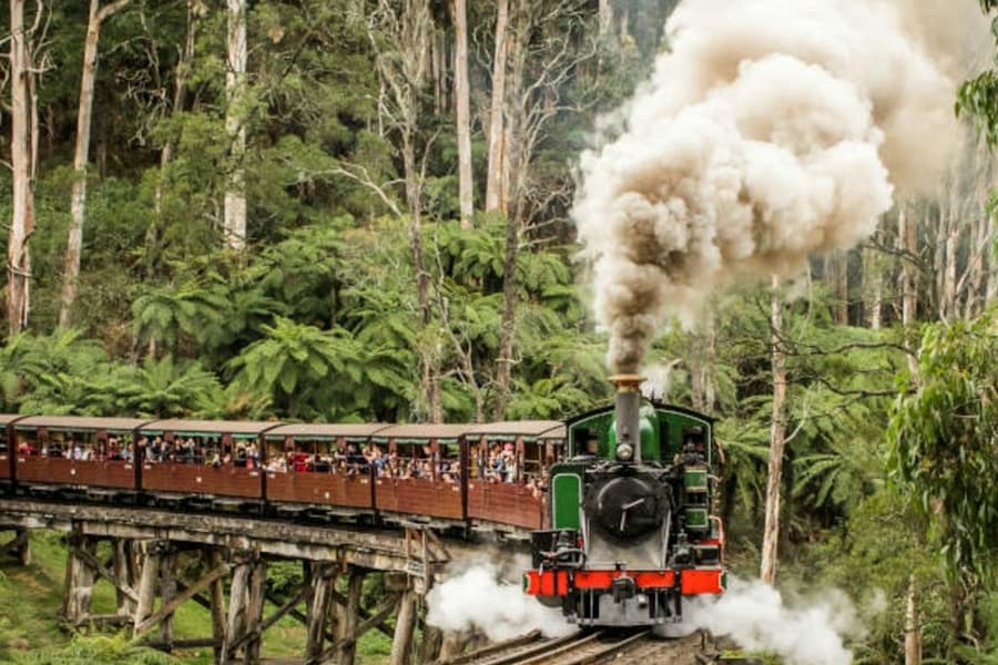 Puffing Billy Steam Train: Belgrave to Gembrook Return Ticket, at Puffing Billy Railway