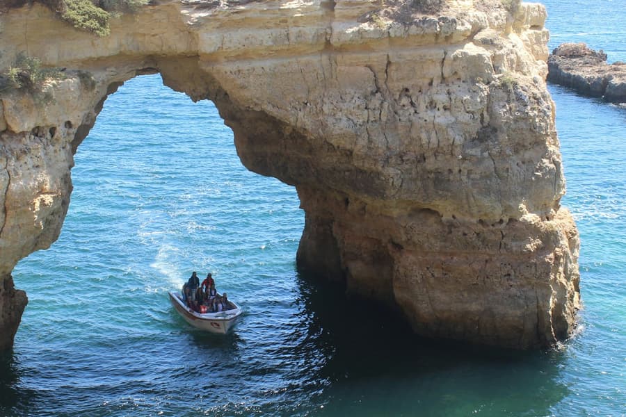 Benagil Caves: Guided Boat Tour from Armação de Pêra, at Benagil Caves Boat Tours, Portimao