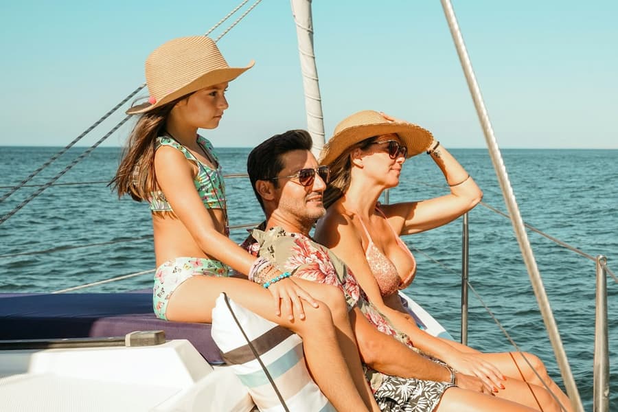 Benagil: Luxury Sunset Sail-Yacht Cruise from Portimão tickets at Algarve Boat Tours
