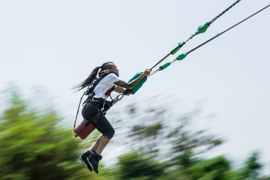 Sanook Park Pattaya: Human Slingshot and Bungee Jump, Pattaya