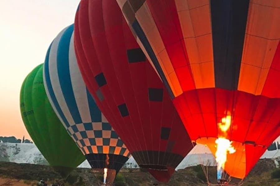 Hot Air Balloon Flight in Pamukkale, Pamukkale