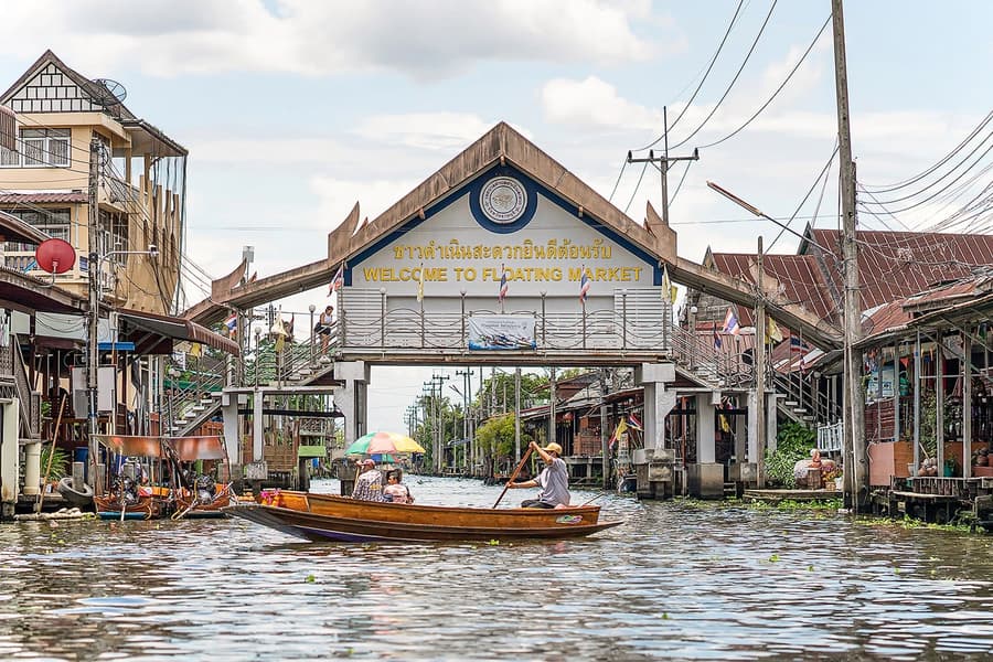 Bangkok Floating Markets Full-Day Guided Tour, Bangkok