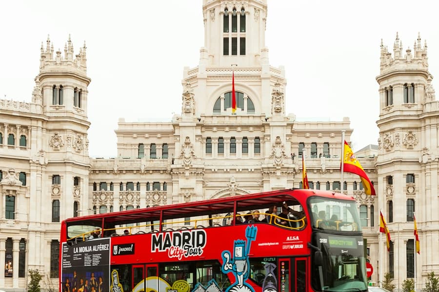 Hop-on Hop-off Bus Madrid + Bernabeu Tour & Museum, at Madrid Hop-on Hop-off Tours, Madrid