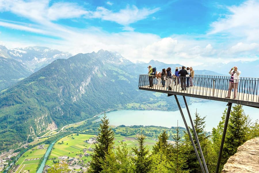 Discounted Harder Kulm Tickets for Swiss Pass / Half Fare Card Owners, at Harder Kulm, Interlaken