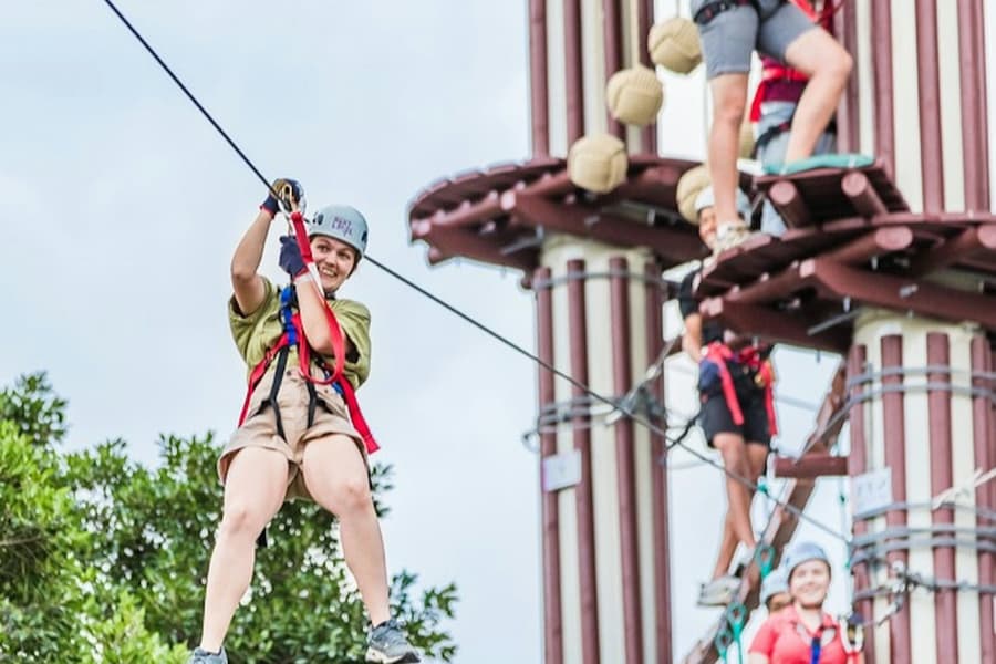 Maroochydore: Next Level Park Treetops Adventure, at Next Level: High Ropes Adventure Park, Maroochydore