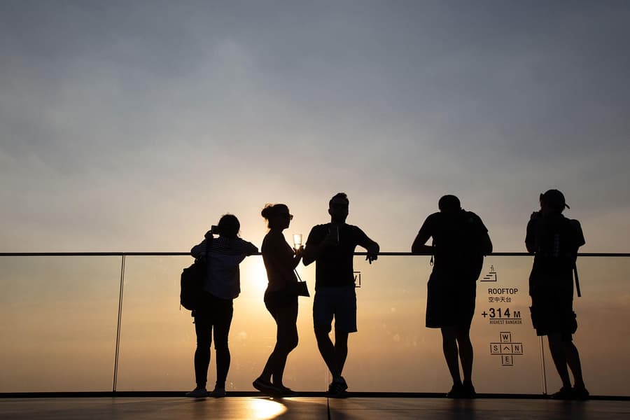[Direct Entry] Mahanakhon SkyWalk + Skyverse Tickets with Meals & Drinks, Bangkok