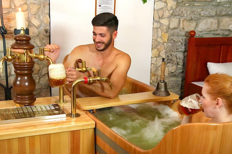 Bernard Beer Spa with Unlimited Beer and Massage Option, at Bernard Beer Spa