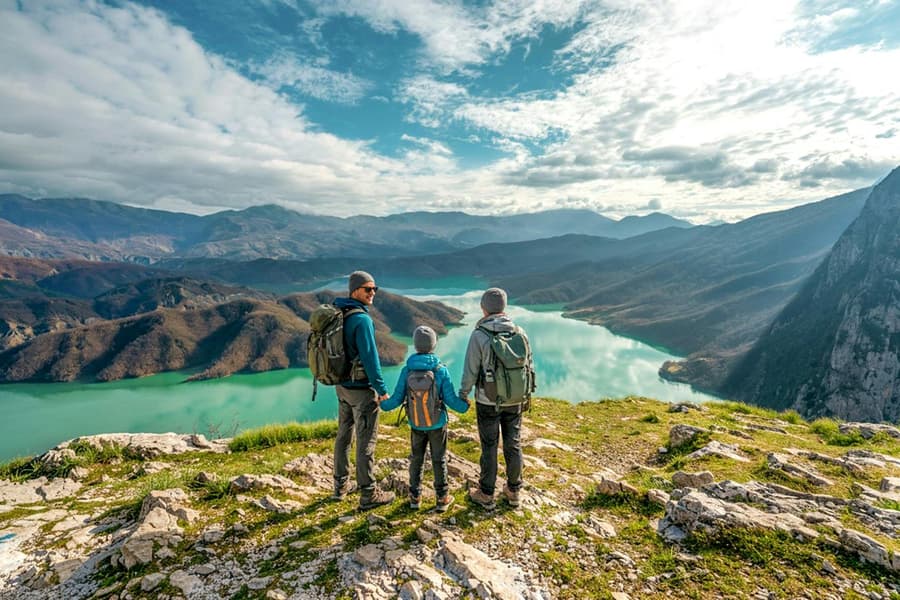 From Tirana: Bovilla Lake & Gamti Mountain Hiking Day Trip by Minivan, Tirana
