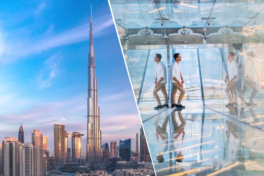 Combinació: Entrades per al Burj Khalifa At The Top + Sky Views, Dubai