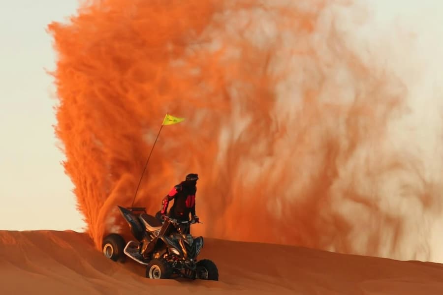 Abu Dhabi: Quad Bike Tour, at Abu Dhabi Desert Safari