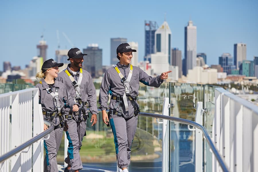Tour Halo Rooftop do Estádio Optus, at Optus Stadium, Perth