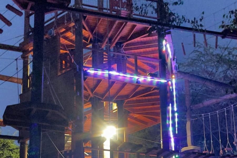 Coral Crater Adventure Park: Night Ninja Adventure Course + Campfire & S'mores, at Coral Crater Adventure Park, Kapolei