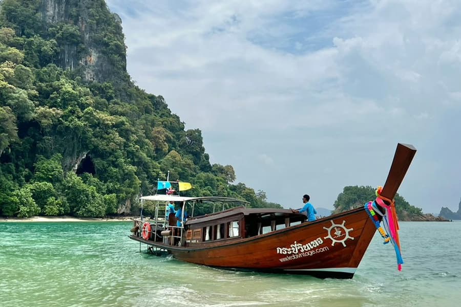 Hong Island: One Day Tour by Luxury Vintage Boat, at Krabi Cruises, Phuket