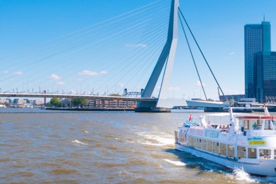 Rotterdam: Harbour Cruise with Live Guide, at Rotterdam Cruises, Rotterdam