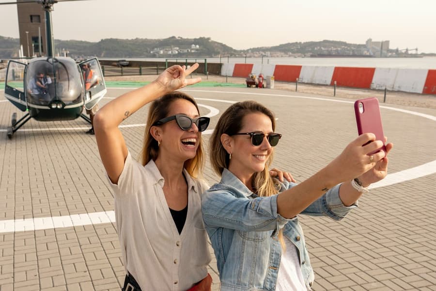 Lisbon: Guided Old Town Walking, Helicopter Flight & Boat Trip, at Lisbon Cruises