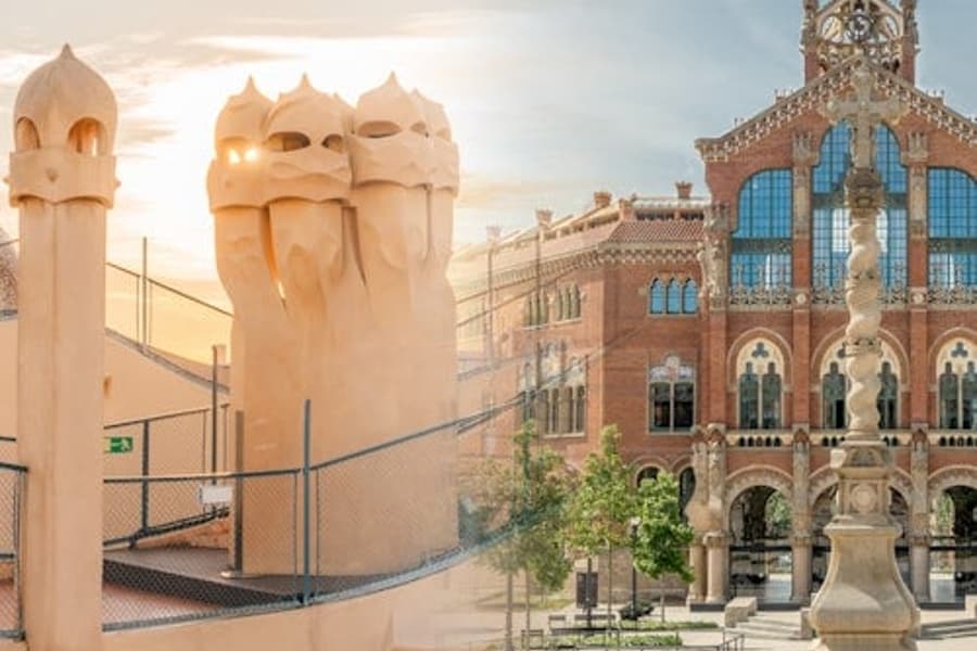 Casa Milà + Sant Pau Art Nouveau Site tickets at Barcelona City Cards