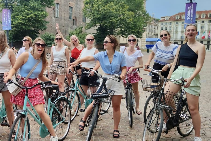Highlights and Hidden Gems of Turin Bike Tour, at Royal Palace of Turin, Turin