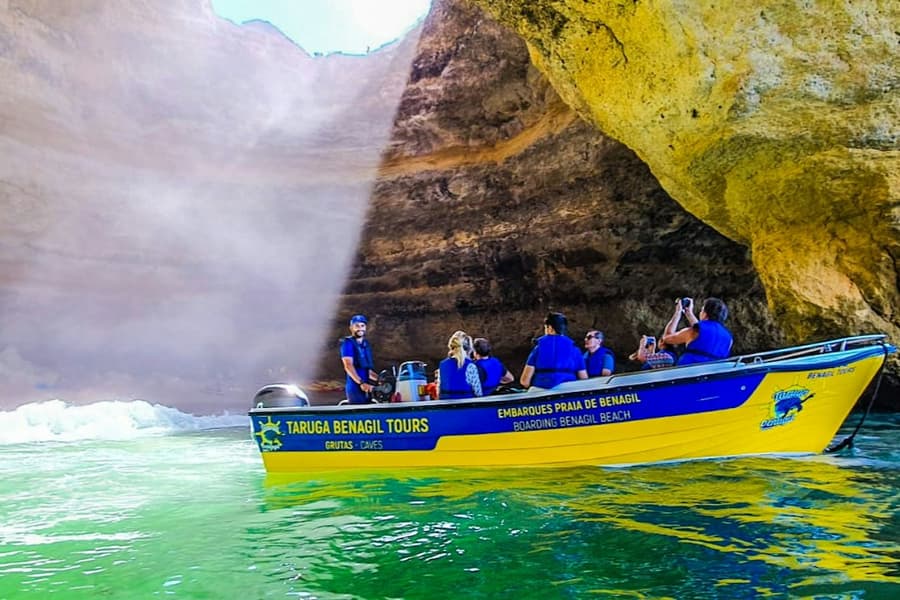 Benagil Caves: Traditional Boat Tour from Benagil Beach, at Benagil Caves Boat Tours, Portimao