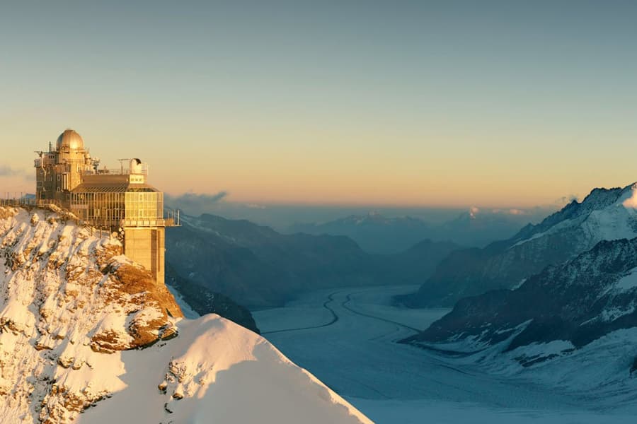 Train Ride: Lauterbrunnen - Jungfraujoch, at Jungfraujoch, Interlaken