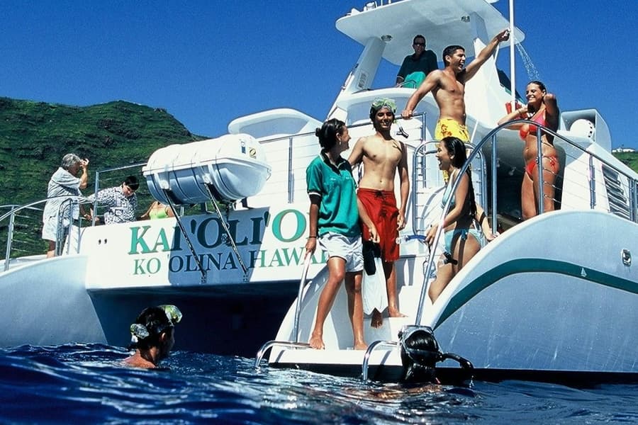 Kapolei: Morning Dolphin Watching Cruise + Snorkeling + Lunch + Drinks, Honolulu