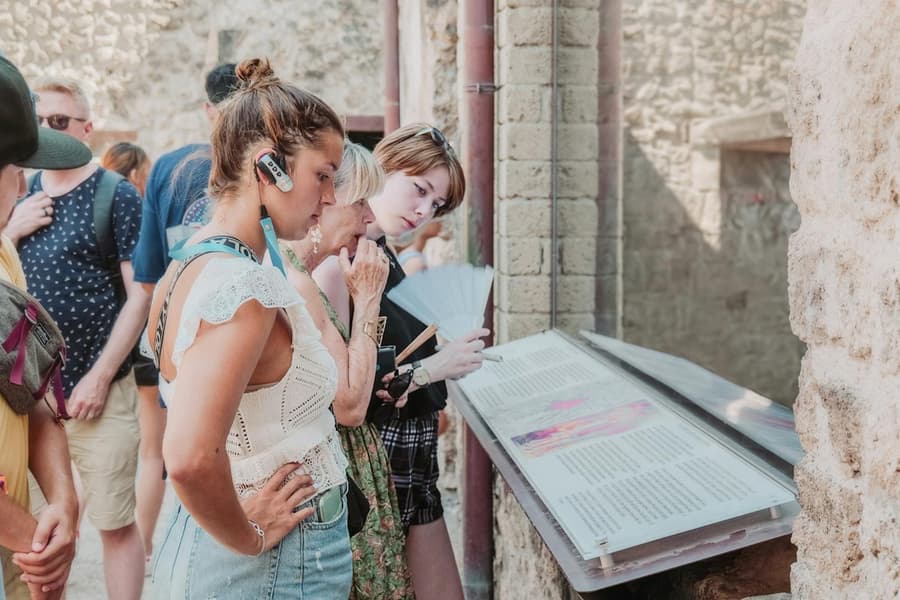 Pompeii & Villa of Mysteries Small Group Guided Tour, at Piazza Porta Marina