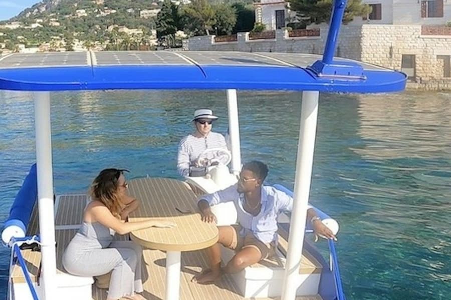 Nice: 2-Hr Romantic Cruise on a Solar Electric Boat, Nice