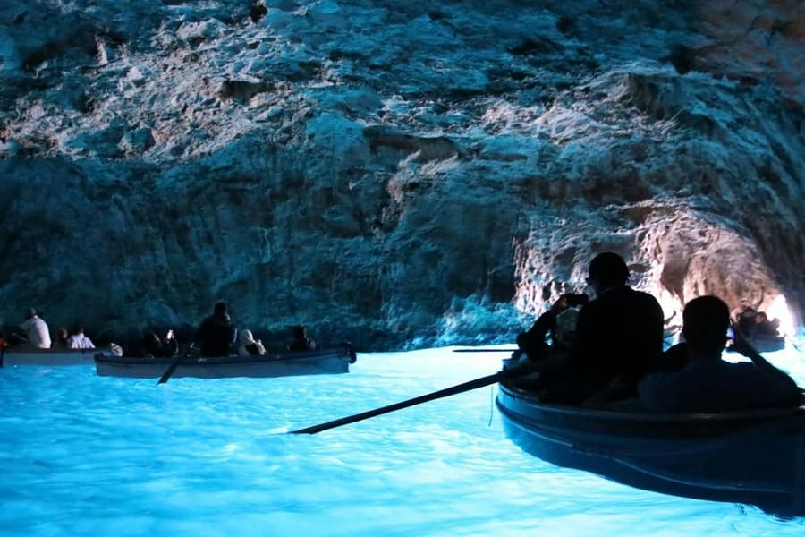 Capri: Guided Boat Tour + Drinks + Blue Grotto Visit, at Capri Cruises & Boat Tours, Capri