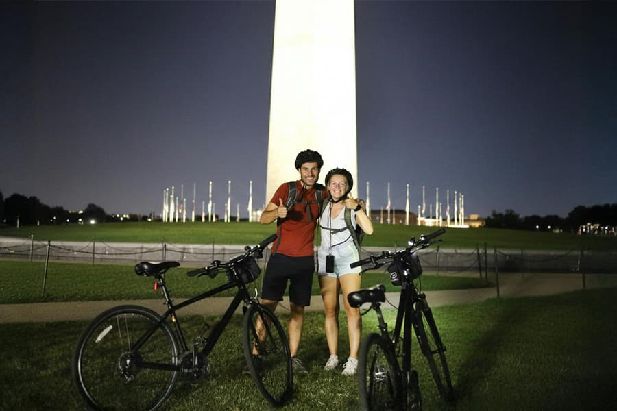 Washington DC Monuments at Night Bike Tour, Washington DC