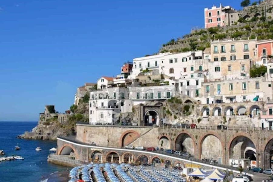 Amalfi Coast & Sorrento: Roundtrip Transport from Naples, at Sorrento Day Trips from Naples