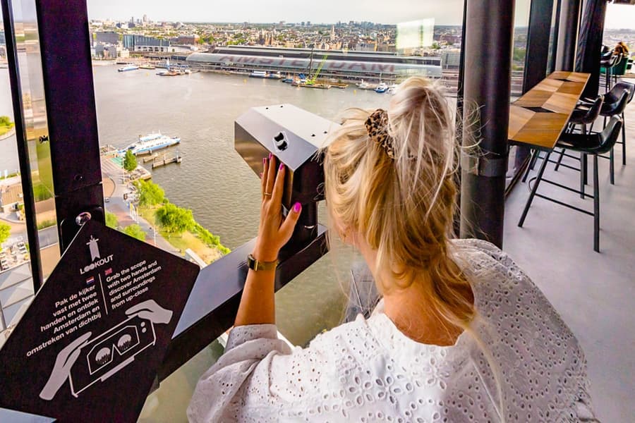 A'DAM Lookout Entry Tickets with 1 Drink, Amsterdam