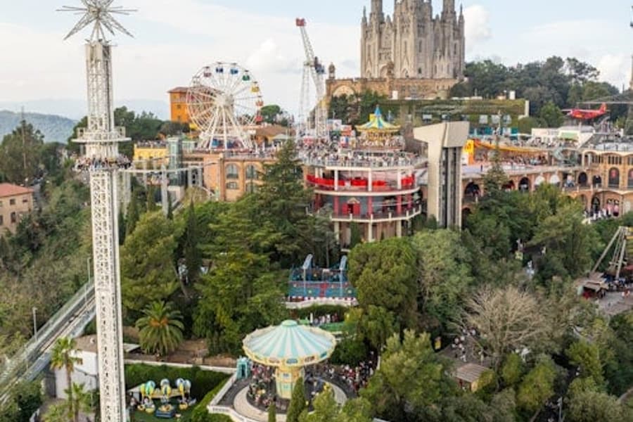 Tibidabo Amusement Park: Entry Ticket, at Tibidabo Amusement Park