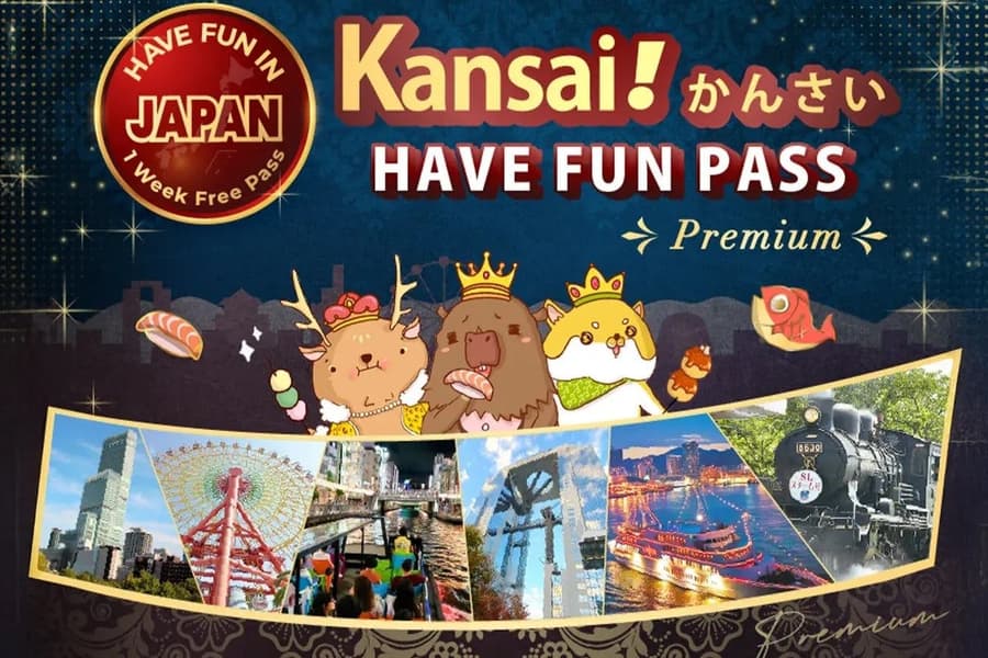 Have Fun Pass: USJ Ticket + KIX Airport Transfer + JR Kansai Pass & More at Tokyo