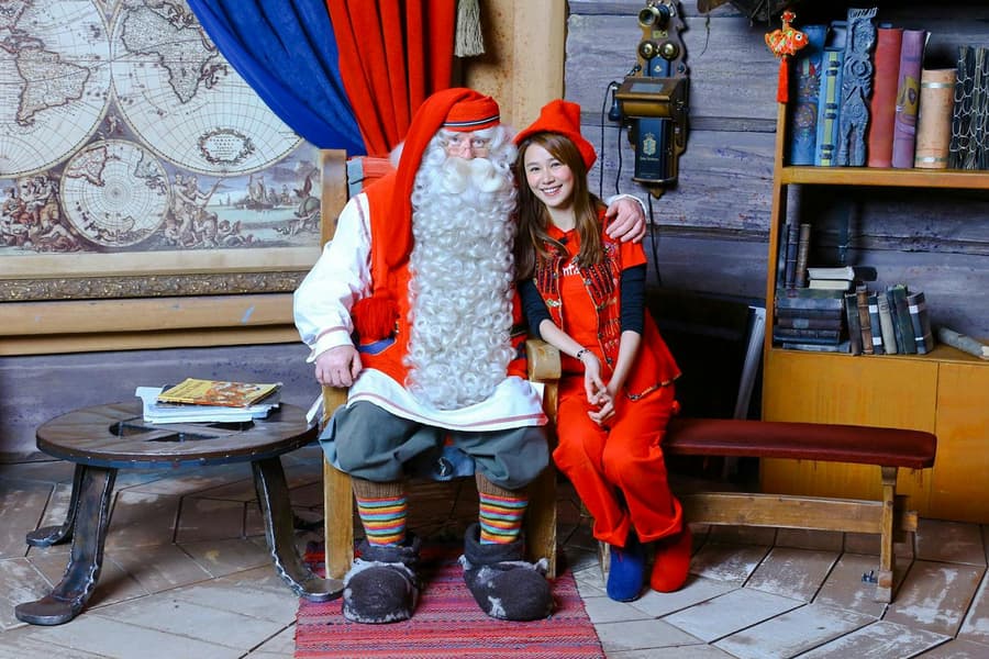 From Rovaniemi: Meet Santa Claus, Reindeer Sleigh Ride & Huskies, Rovaniemi
