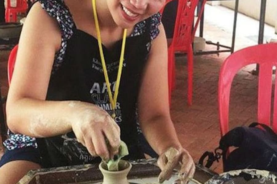 Cambodian Pottery Class, Siem Reap