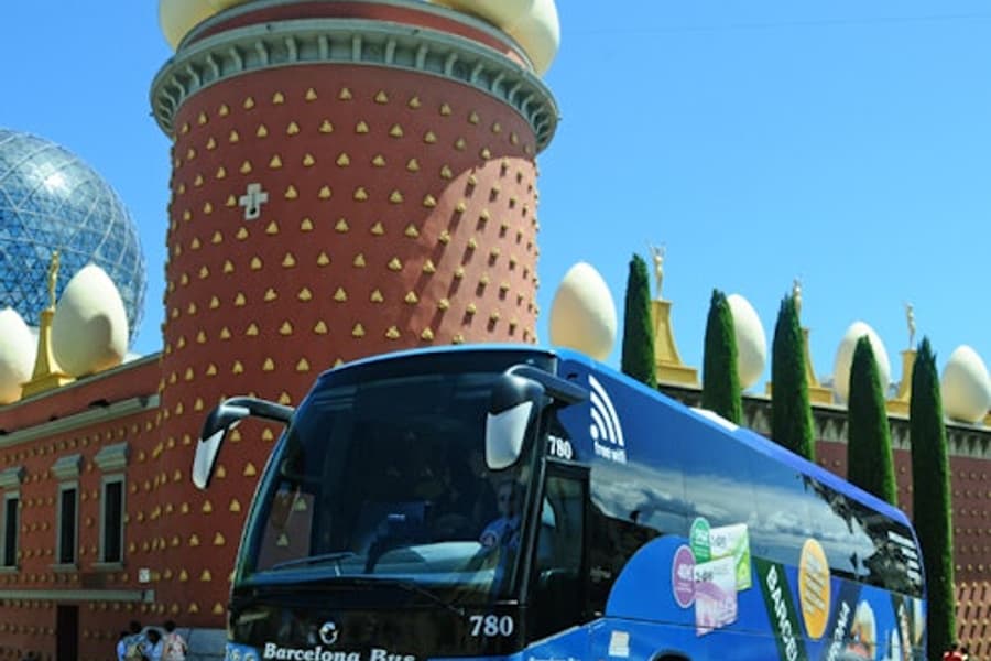 Bus to Figueres: Day Pass from Barcelona or Girona tickets at Dalí Museum Day Trips from Barcelona