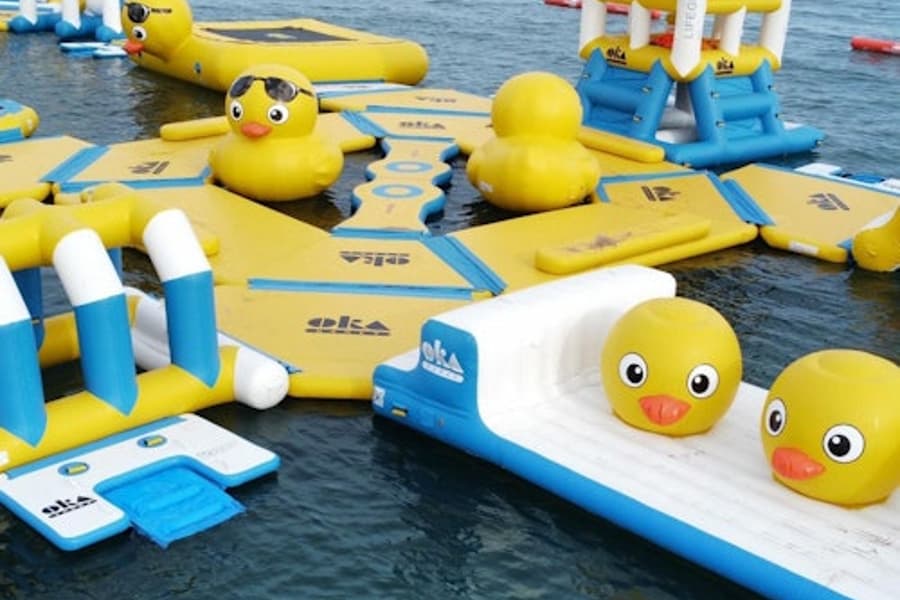 સલો: ઇનફ્લેટેબલ વોટર પાર્કનો અનુભવ, at Water Activities in Salou, Salou
