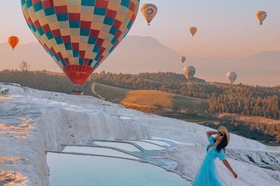 Pamukkale Hot Air Balloon Flight, Pamukkale