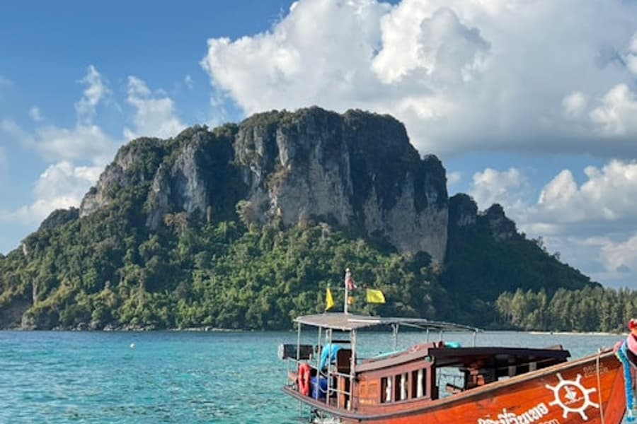 Krabi: Tour ao Pôr do Sol pelas 7 Ilhas com Churrasco em Barco Vintage de Luxo, Krabi