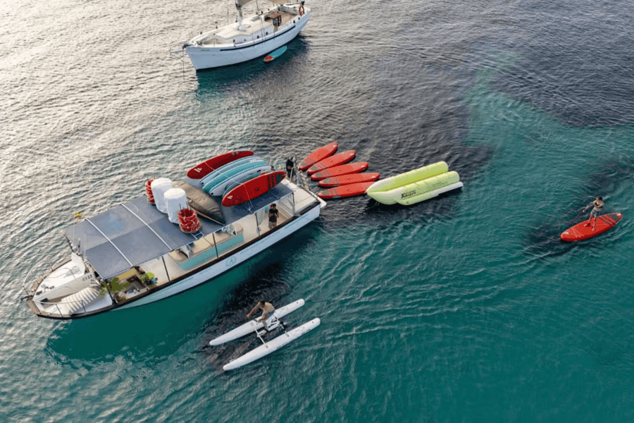 Ibiza: Midday Boat Tour to Cala Bassa, Cala Comte & Caves, Ibiza