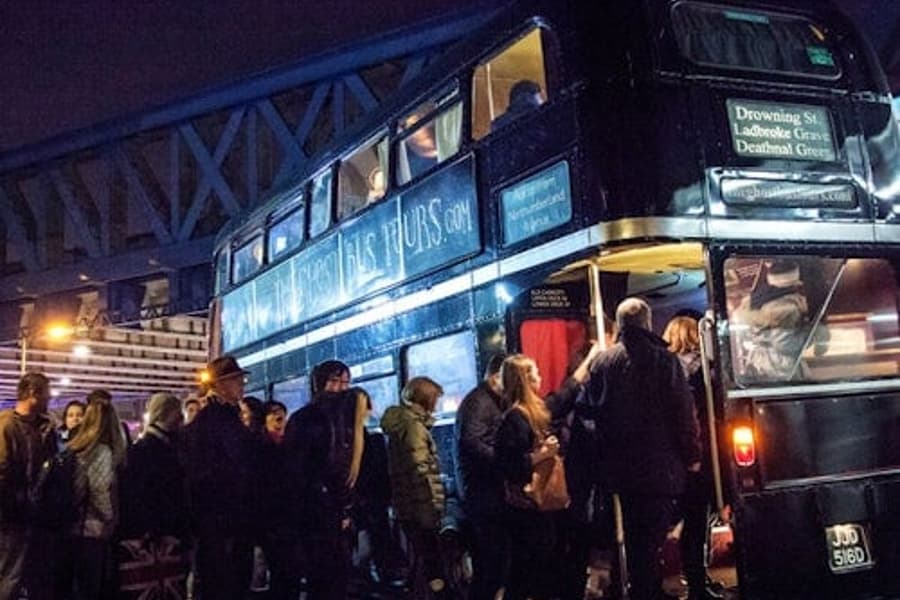 London: Ghost Bus Tour tickets at London City Tours
