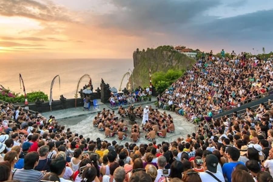 Bali: Uluwatu Kecak at Fire Dance Show, at Uluwatu Temple, South Kuta