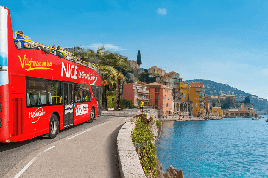 Prohlídka Nice a Villefranche autobusem s možností nastupování a vystupování, at Nice, Monaco and French Riviera