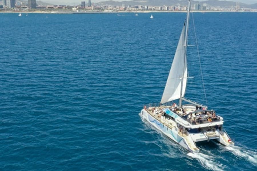 Barcelona: Eco Catamaran Coastline Tour, at Barcelona Boat Trips