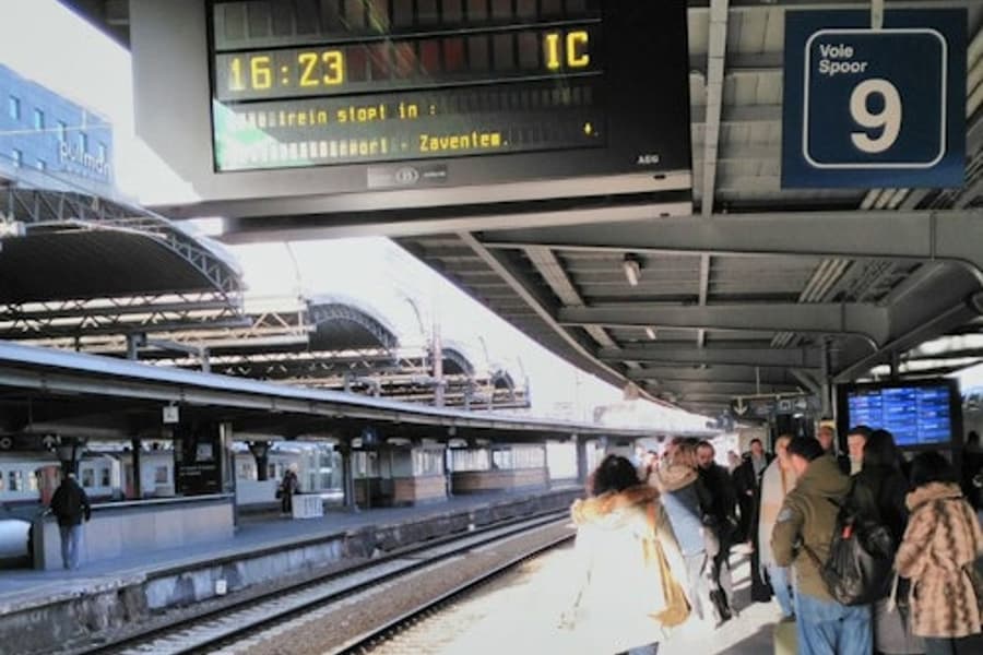 Train from Zaventem Airport to Brussels, Zaventem