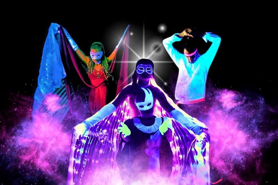 Images of Love Black Light Theater Show Tickets, at HILT Theatre