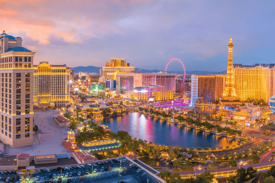 Las Vegas Gåtur (Selv-guidet, Audio), at 300 Stewart Ave, Las Vegas