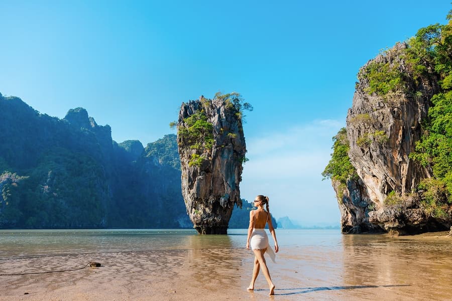 De Catamarã de Luxo: Cruzeiro Festa ao Pôr do Sol na Ilha James Bond e Ilha Hong a partir de Phuket, Phuket